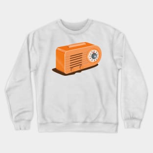 Vintage Transistor Radio Retro Crewneck Sweatshirt